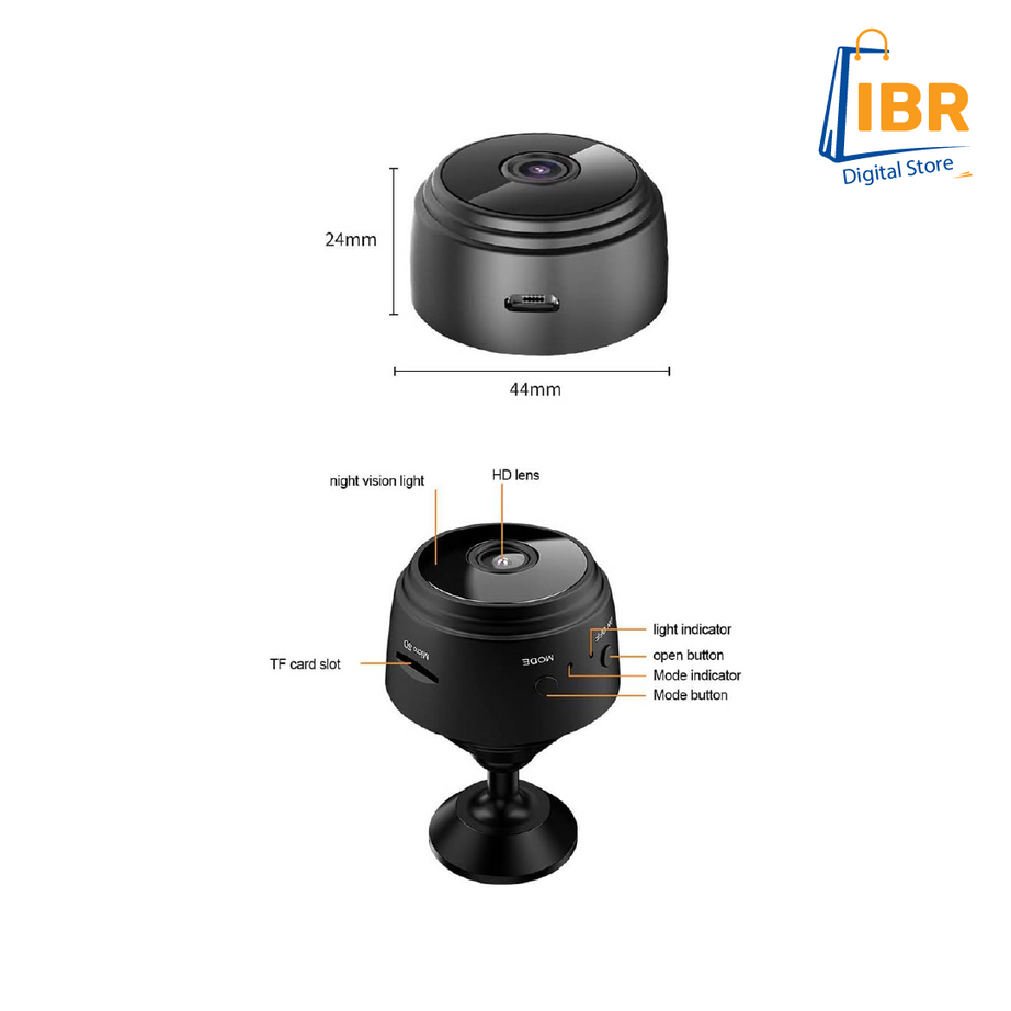 A9 Mini IP Ball Camera with hd Quality and Nightvision Mode