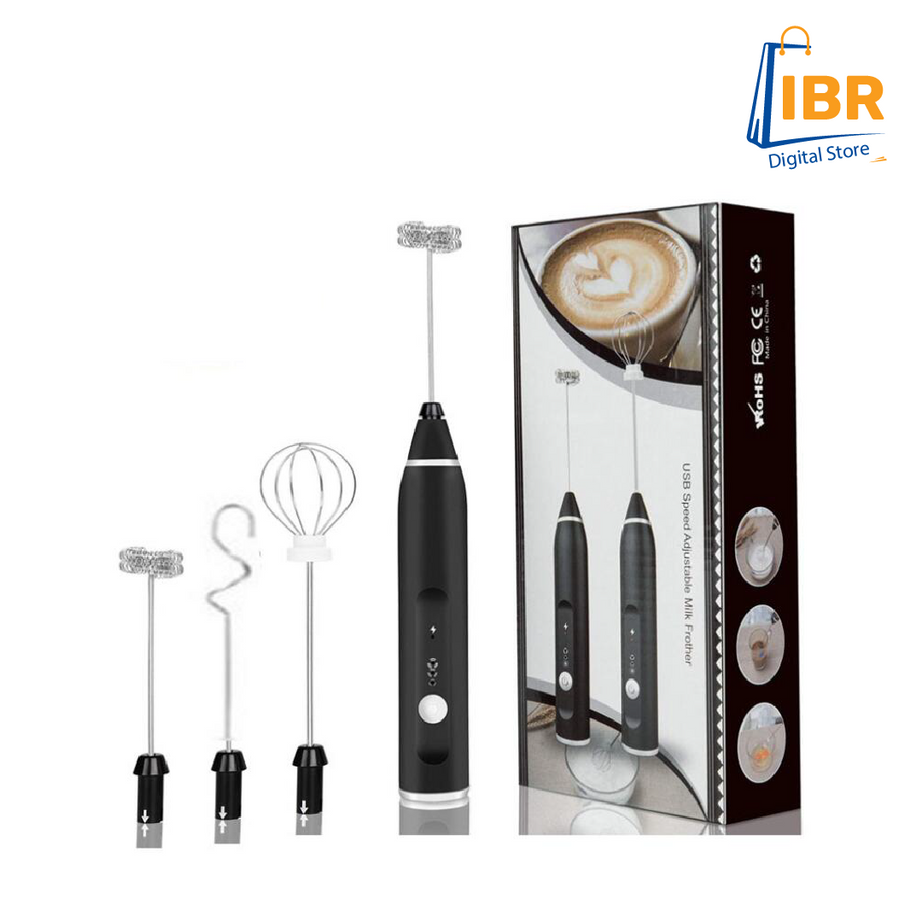2 in 1 Rechargeable Electric Coffee Maker & Whisk Mixer